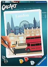 Malen nach Zahlen Farbenfrohes London Spiel