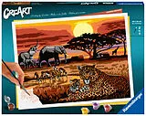 Malen nach Zahlen Savannenlandschaft Spiel