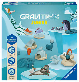 Ravensburger GraviTrax Junior Extension Ice 23748 - Murmelbahn überwiegend aus nachwachsenden Rohstoffen mit Themenwelten, Lernspielzeug und Konstruktionsspielzeug für Jungs und Mädchen ab 3 Jahren Spiel