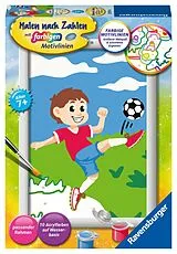 Spaß am Fußball Malen nach Zahlen Spiel