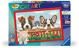 Ravensburger CreArt - Malen nach Zahlen 23855 - Katzen und Hunde - ab 11 Jahren Spiel