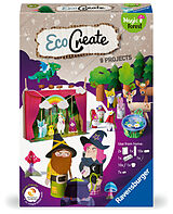 Ravensburger EcoCreate 23921 - Theater im Wald  DIY Bastelset für Kinder ab 6 Jahren Spiel