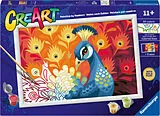 CreArt - Malen nach Zahlen - Proud Peacock Spiel