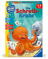 Ravensburger 24683 - Die Schreib-Krake - Lernspiel für Kinder, Schreiblernspiel für Kinder von 6-9 Jahren, für 1-4 Spieler Spiel