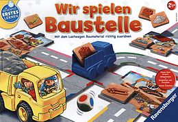 Ravensburger 24726 - Wir spielen Baustelle - Bau-und Zuordnungsspiel für die Kleinen - Spiel für Kinder ab 2 Jahren, Spielend erstes Lernen für 1-2 Spieler Spiel