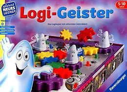 Ravensburger 25042 - Logi-Geister - Spielen und Lernen für Kinder, Lernspiel für Kinder von 5-10 Jahren, Spielend Neues Lernen für 2-4 Spieler Spiel