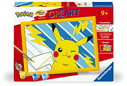 Ravensburger CreArt - Malen nach Zahlen 25557 - Pikachu - ab 9 Jahren Spiel