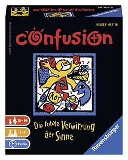 Ravensburger 26702 - Confusion, Reaktionsspiel für 2-5 Spieler ab 10 Jahren, Verwirrung der Sinne, Die Flotten Kleinen Spiel