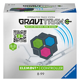 Ravensburger GraviTrax POWER Element Controller. Elektronisches Zubehör für Kugelbahnen, Konstruktionsspielzeug für Kinder ab 8 Jahren. Kombinierbar mit allen Produktlinien, Starter-Sets, Extension und Elements für das GraviTrax Kugelbahnsystem. Spiel