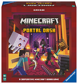 Ravensburger Familienspiel Minecraft Portal Dash, Gesellschaftsspiel für Kinder und Erwachsene, für 2-4 Spieler, Brettspiel ab 10 Jahren Spiel