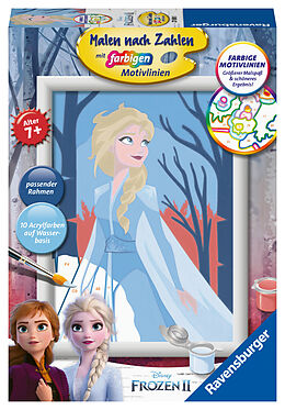 Ravensburger Malen nach Zahlen 27698 - Elsa - Kinder ab 7 Jahren Spiel