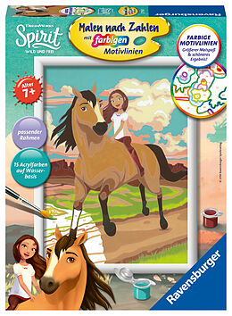 Ravensburger Malen nach Zahlen 27794 - Spirit - Kinder ab 7 Jahren Spiel