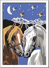 Pferdeliebe Malen nach Zahlen Spiel