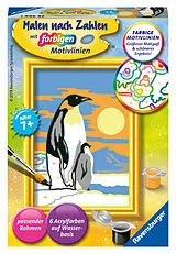 Süße Pinguine Malen nach Zahlen Spiel