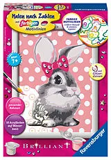 Knuffiges Häschen Malen nach Zahlen Spiel