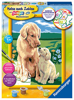 Ravensburger Malen nach Zahlen 28476 - Mutterliebe - Kinder ab 7 Jahren Spiel