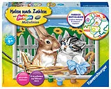 Putzige Freunde Malen nach Zahlen Spiel