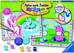 Ravensburger Malen nach Zahlen 28510 - Zauberhafte Einhörner - Kinder 5-7 Jahren Spiel