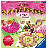 Ravensburger Mandala Designer Flamingo & Friends 28518, Zeichnen lernen für Kinder ab 6 Jahren, Set mit Mandala-Schablonen für farbenfrohe Mandalas Spiel