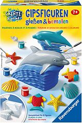 Ravensburger Gipsfiguren gießen und bemalen 28521 - Delfin  Kinder ab 7 Jahren Spiel
