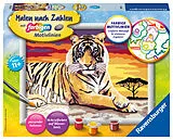 Majestätischer Tiger Malen nach Zahlen Spiel