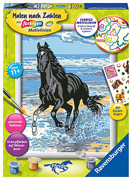 Spiel (Non) Ravensburger Malen nach Zahlen 28565 - Pferd am Strand  Kinder ab 11 Jahren von 