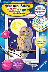 Nachteule Malen nach Zahlen Spiel
