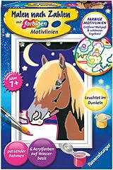 Treues Pferd Malen nach Zahlen Spiel