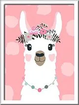 Malen nach Zahlen, CreArt. No Drama Llama Spiel