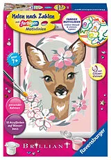 Süßes Reh Malen nach Zahlen Spiel