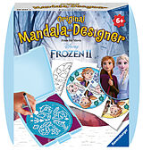 Ravensburger Mandala Designer Frozen 2 29025, Anna und Elsa zeichen lernen für Kinder ab 6 Jahren, Set mit Mandala-Schablone für farbenfrohe Mandalas Spiel