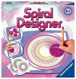 Ravensburger Spiral-Designer Girls 29027, Zeichnen lernen für Kinder ab 6 Jahren, Zeichen-Set mit Schablonen für farbenfrohe Spiralbilder und Mandalas Spiel