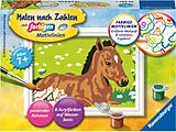 Kleines Fohlen Malen nach Zahlen Spiel