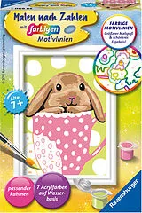 Süßes Schlappoh Malen nach Zahlen Spiel