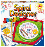 Ravensburger Spiral-Designer Junior 29027, Zeichnen lernen für Kinder ab 4 Jahren, Zeichen-Set mit Schablonen für farbenfrohe Spiralbilder und Mandalas Spiel