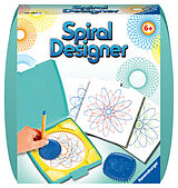 Ravensburger Spiral-Designer Mini, Zeichnen lernen für Kinder ab 6 Jahren, Kreatives Zeichen-Set mit Mandala-Schablone für farbenfrohe Spiralbilder und Mandalas Spiel
