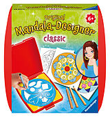 Ravensburger Mandala Designer Mini classic 29857, Zeichnen lernen für Kinder ab 6 Jahren, Zeichen-Set mit Mandala-Schablone für farbenfrohe Mandalas Spiel