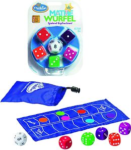 ThinkFun - 76316 - Mathe Würfel Junior - Grundrechenarten spielerisch Vertiefen, lernen ohne es zu merken. Ein Würfelspiel für Kinder ab 6 Jahren Spiel