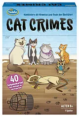 ThinkFun - 76366 - Cat Crimes - Das flauschige und freche Kombinations- und Deduktionsspiel mit Katzen. Finden den Übeltäter! Spiel