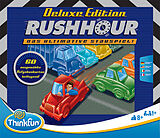 ThinkFun 76440 - Rush Hour - Das bekannte Stau-Spiel in der Deluxe Edition mit Fahrzeugen in Metalloptik, Logikspiel für Erwachsene und Kinder ab 8 Jahren Spiel