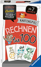 Ravensburger 80660 - Lernen Lachen Selbermachen: Rechnen bis 100, Kinderspiel ab 7 Jahren, Lernspiel für 1-5 Spieler, Kartenspiel Spiel