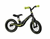 HUDORA 10372 - Laufrad Magnesium Air, 12 Zoll, Kinder Laufrad, schwarz/limegrün Spiel