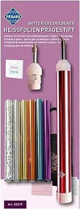 PEBARO 0221P - Batteriebetriebener Heißfolien-Prägestift Spiel