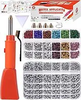 PEBARO 0250 - Strasskolben-Set mit 12 Aufsätzen, DIY-Kreativset Spiel