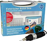 PEBARO 0508EKR - Elektrischer Bastel-Drill zum Gravieren, Fräsen, Bohren, Bastelset, Klein-Bohrmaschine Spiel