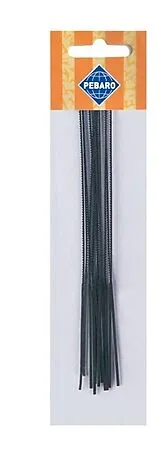 PEBARO 130-3 - Laubsägeblätter für Holz und Kunststoff, Standard Qualität, Stärke 3, 12 Stück Spiel