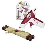 PEBARO 269SI - Siegelwachspistole mit Licht, kabellos, inkl. 3 rote Siegelsticks Spiel