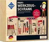 PEBARO 415 - Profi-Werkzeugschrank mit Young Worker Werkzeugen, Holz-Werkzeugschrank mit Zubehör Spiel