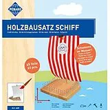 PEBARO 468 - Holzbausatz Schiff, 65 Teile, Bastelset Spiel