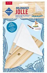 PEBARO 474 - Holzbauset Jolle, Segelboot, Bastelset Spiel